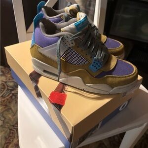 Jordan 4 Union “Dessert Moss”